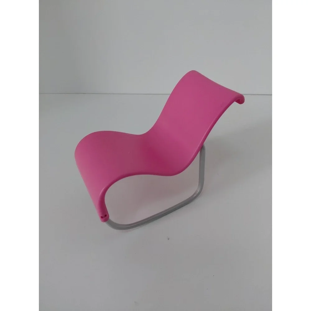 2007 Barbie Doll‎ Hot Pink Rocking Lounge Chair Living Room Furniture Rare